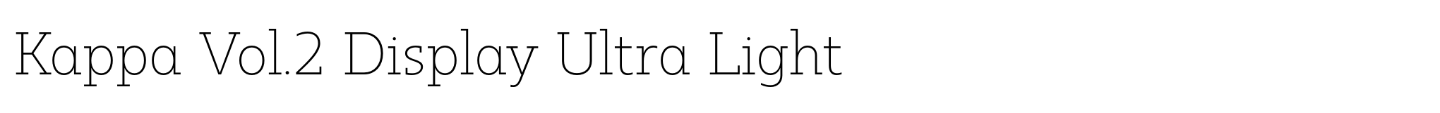 Kappa Vol.2 Display Ultra Light image